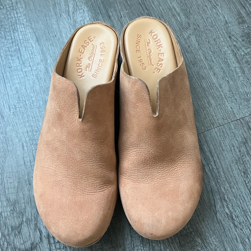 Kork-Ease leather clogs